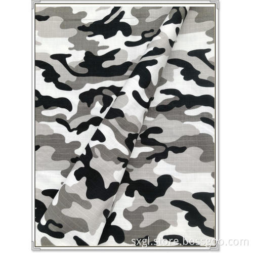 Cotton Spandex Ripstop Print Fabric